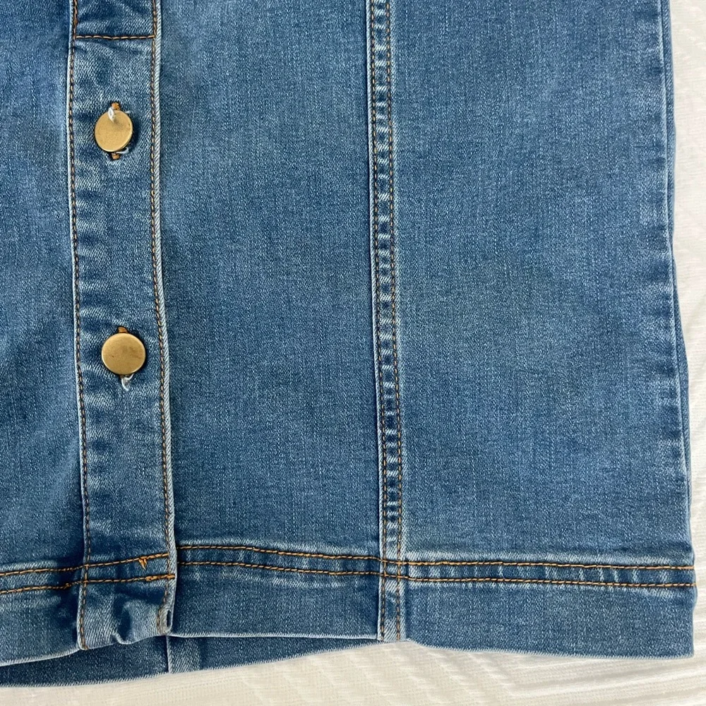 Eva Mendes Stretch Denim Skirt - Picture 7 of 9